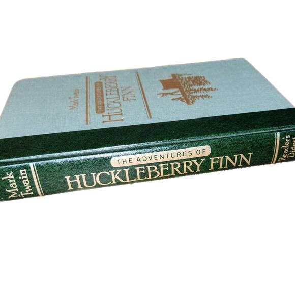 READER'S DIGEST 1986 EDITION OF THE ADVENTURES OF HUCKLEBERRY FINN BY MARK TWAIN - Picture 2 of 6